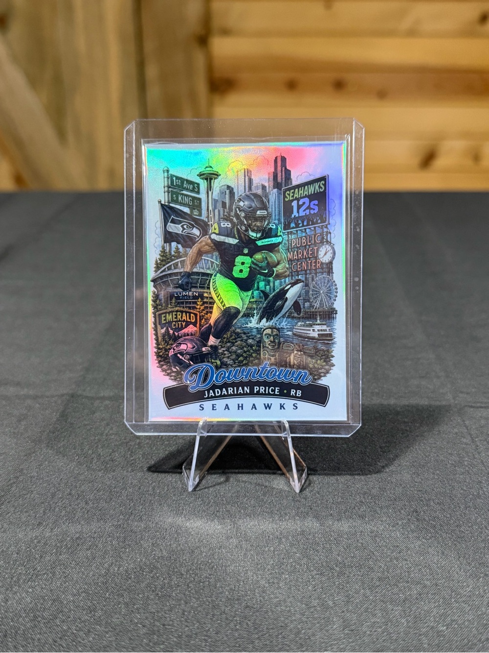 Jadarian Price Seattle Seahawks Custom Downtown Football Card